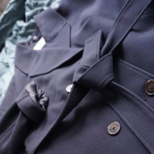 Frank and Oak Navy Trench